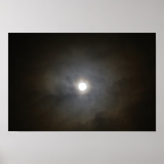Winter Full Moon Poster (Voorkant)