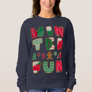 Winter Fun Kerstkoekjes Red Green Holiday Trui