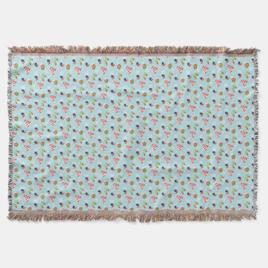 Winter Fun Pattern Deken (Voorkant)