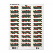 Winter Garden Return Address Label (Full Sheet)