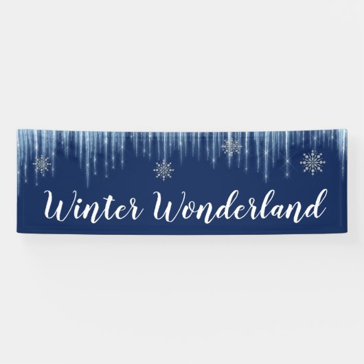 Winter Gedekte Long Banner (Horizontaal)