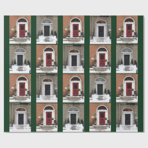 Winter Georgian Doors Cadeaupapier