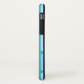 Winter geruit patroon sneeuwman en sneeuwvlokken Case-Mate iPhone case (Achterkant/links)