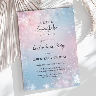 Winter Geslacht onthullen Partij Kaart