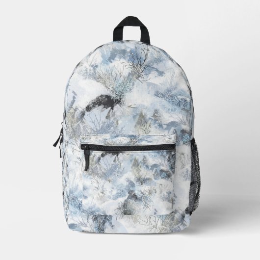 Winter Ghillie Suit Pattern Bedrukte Rugzak (Voorkant)