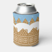 Winter Gingerbrood Street Blikjeskoeler (Blikje Achterkant)