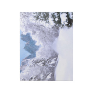 Winter Glow-kerstscrapboogpapier Notitieblok