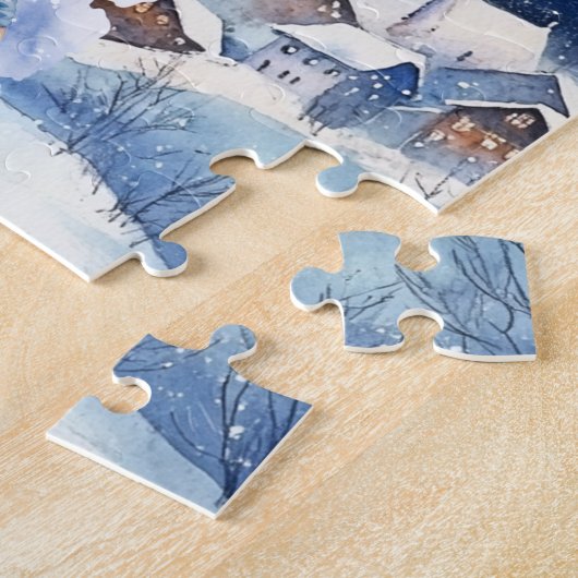 Winter Gnome Jigsaw Puzzel (Zijkant)