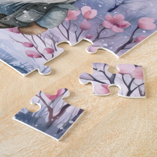 Winter Gnome Medium Complexiteit_04 puzzel (Zijkant)