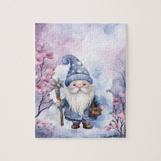 Winter Gnome Medium Complexity_01 puzzel Legpuzzel (Verticaal)