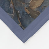 Winter Gnomes Purple Hats Flowers Fleece Deken (Hoek)