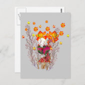 Winter Goddess Briefkaart (Voorkant / Achterkant)