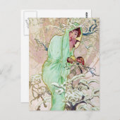 Winter Goddess Briefkaart (Voorkant / Achterkant)