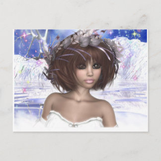Winter Goddess Briefkaart