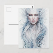 Winter Goddess Briefkaart (Voorkant / Achterkant)