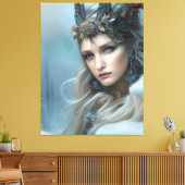 Winter Goddess Canvas Afdruk (Insitu (Woonkamer))