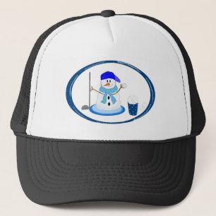 Winter Golf Ontwerp Trucker Pet