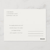 Winter Goose Christmas Funny Merry Goosmas Briefkaart (Achterkant)