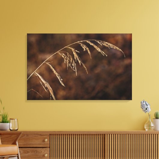 Winter Grass Canvas Afdruk (Insitu (Woonkamer))