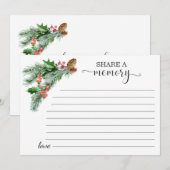 Winter Green Berry delen een geheugen aanwezigheid Aankondiging (Voorkant / Achterkant)