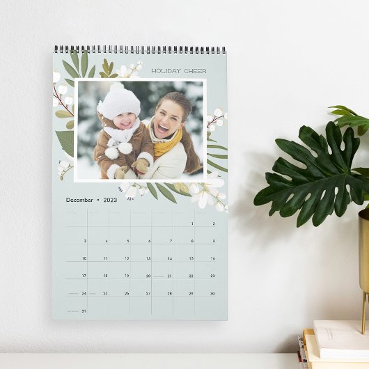 Winter Greenery | 24 Foto aangepast onderschrift Kalender