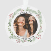 Winter greenery Best Friends Ornament (voorkant)