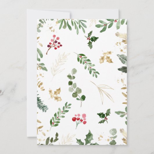 Winter Greenery Couples Shower Invitations (Dos)