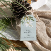 Winter Greenery Holiday Cadeaulabel