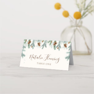 Winter Greenery Pine Branches Kegels Trouwen