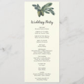 Winter Greenery | Programma Ivory Wedding (Achterkant)