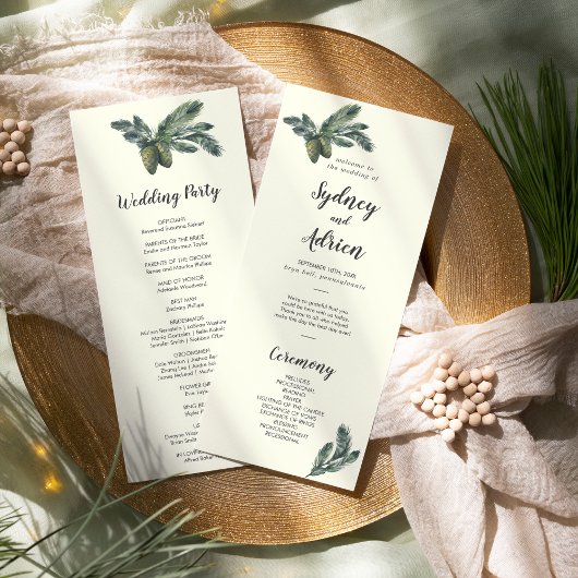 Winter Greenery | Programma Ivory Wedding