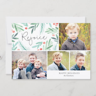 Winter Greens Holiday Multi Carte photo