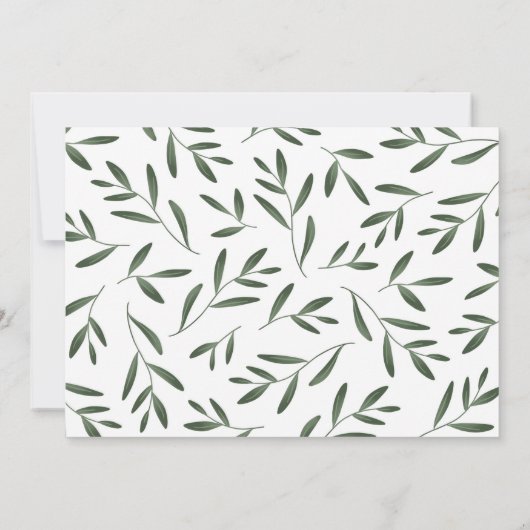 Winter Greens Joy Holiday Kaarten (Achterkant)