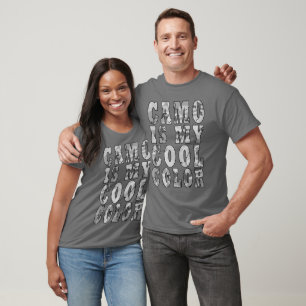 Winter Grijs Camo Is Mijn Koele Kleur Unisex T-shirt
