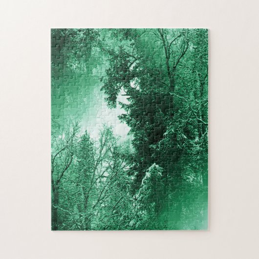 Winter Groen... Legpuzzel (Verticaal)