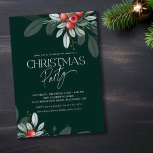 Winter groen vakantie kerstfeest kaart