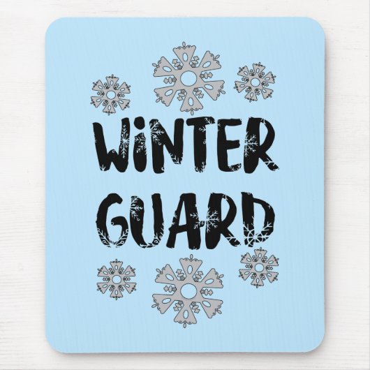 Winter Guard Snowflake Muismat (Voorkant)