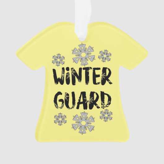 Winter Guard Snowflake Ornament (voorkant)