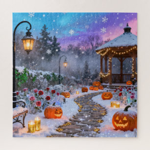 Winter Halloween Tuin Legpuzzel