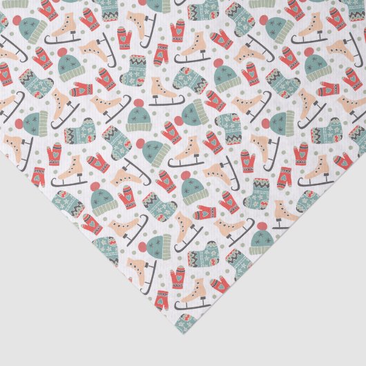 Winter-handschoenen en -handschoenen tissuepapier (Detail)