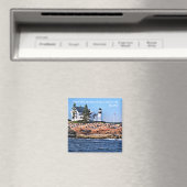 Winter Harbour-vuurtoren, Maine Magneet (Insitu (Vaatwasser))
