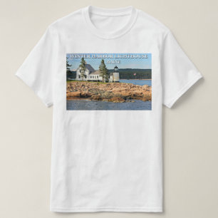 Winter Harbour-vuurtoren, Maine T-shirt