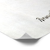 Winter Hare (Rabbit), Bruno Liljefors Poster (Hoek)