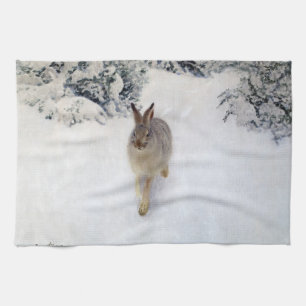 Winter Hare (Rabbit), Bruno Liljefors Theedoek