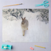 Winter Hare (Rabbit), Bruno Liljefors Tissuepapier (Craft)