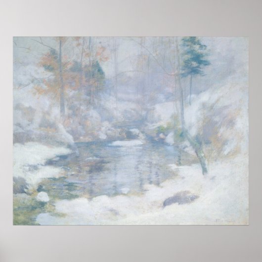 Winter Harmony - John H. Twachtman Poster d'art ra (Devant)