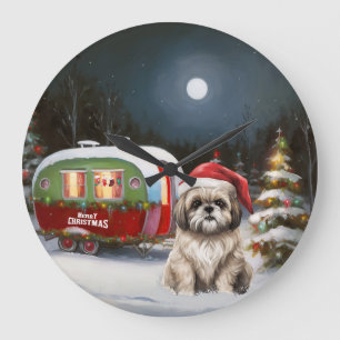 Winter Havanese Caravan Kerstavontuur Grote Klok