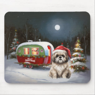 Winter Havanese Caravan Kerstavontuur Muismat
