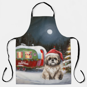 Winter Havanese Caravan Kerstavontuur Schort