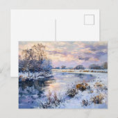 Winter Havel River Landscape Feestdagenkaart (Voorkant / Achterkant)